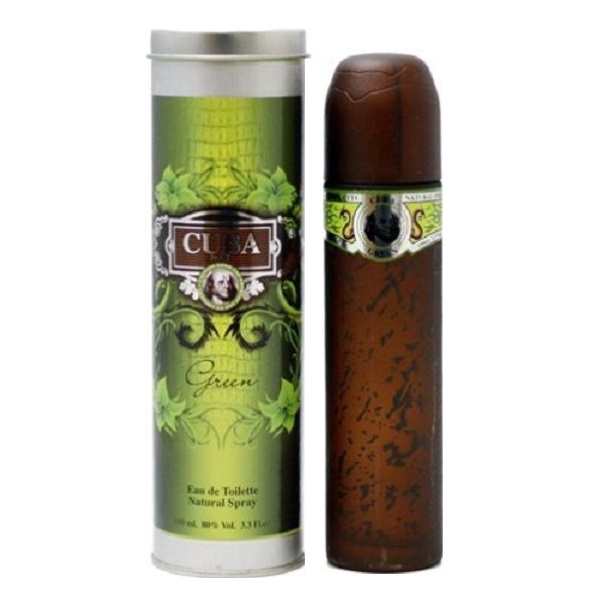 Cuba Green Cologne by Cuba 3.4oz Eau De Toilette spray for men